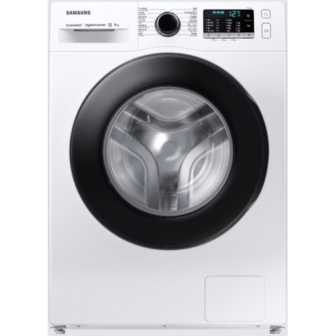 【已停產】Samsung 三星 WW80AGAS21AESH 8.0kg 1200轉 Slim Ecobubble™ 前置式洗衣機 (白色)